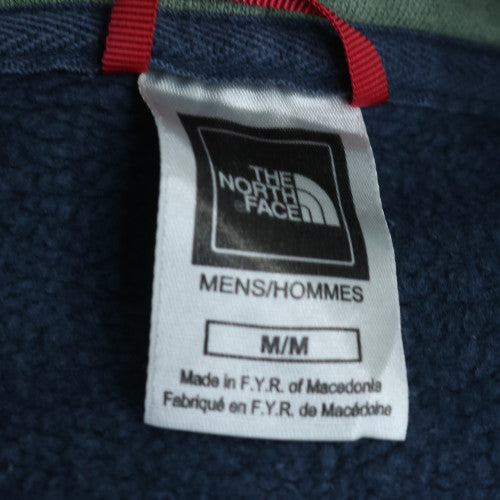 The North Face Men's Blue Pullover Hoodie Size M Outdoor Fleece