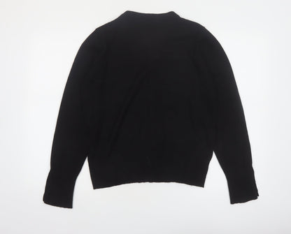Friends Like These Womens Black UK 16 Button Cardigan Long Sleeve Viscose Blend