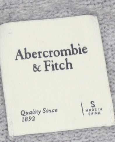 Abercrombie & Fitch Womens Grey Wool Blend V-Neck Cardigan Size S