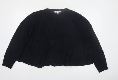 Marks and Spencer Per Una Women Black Mohair Blend Pullover Jumper M