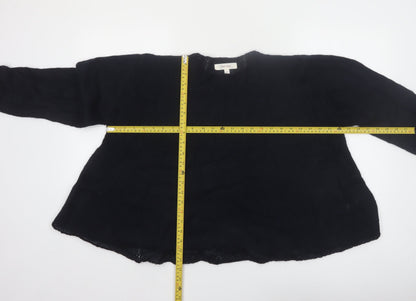 Marks and Spencer Per Una Women Black Mohair Blend Pullover Jumper M