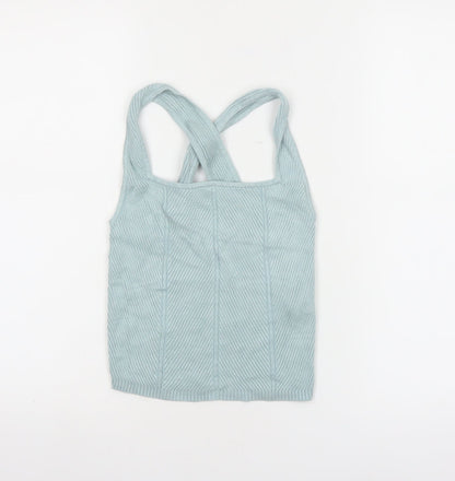 Abercrombie & Fitch Women’s Blue Knit Camisole Tank Top Size S