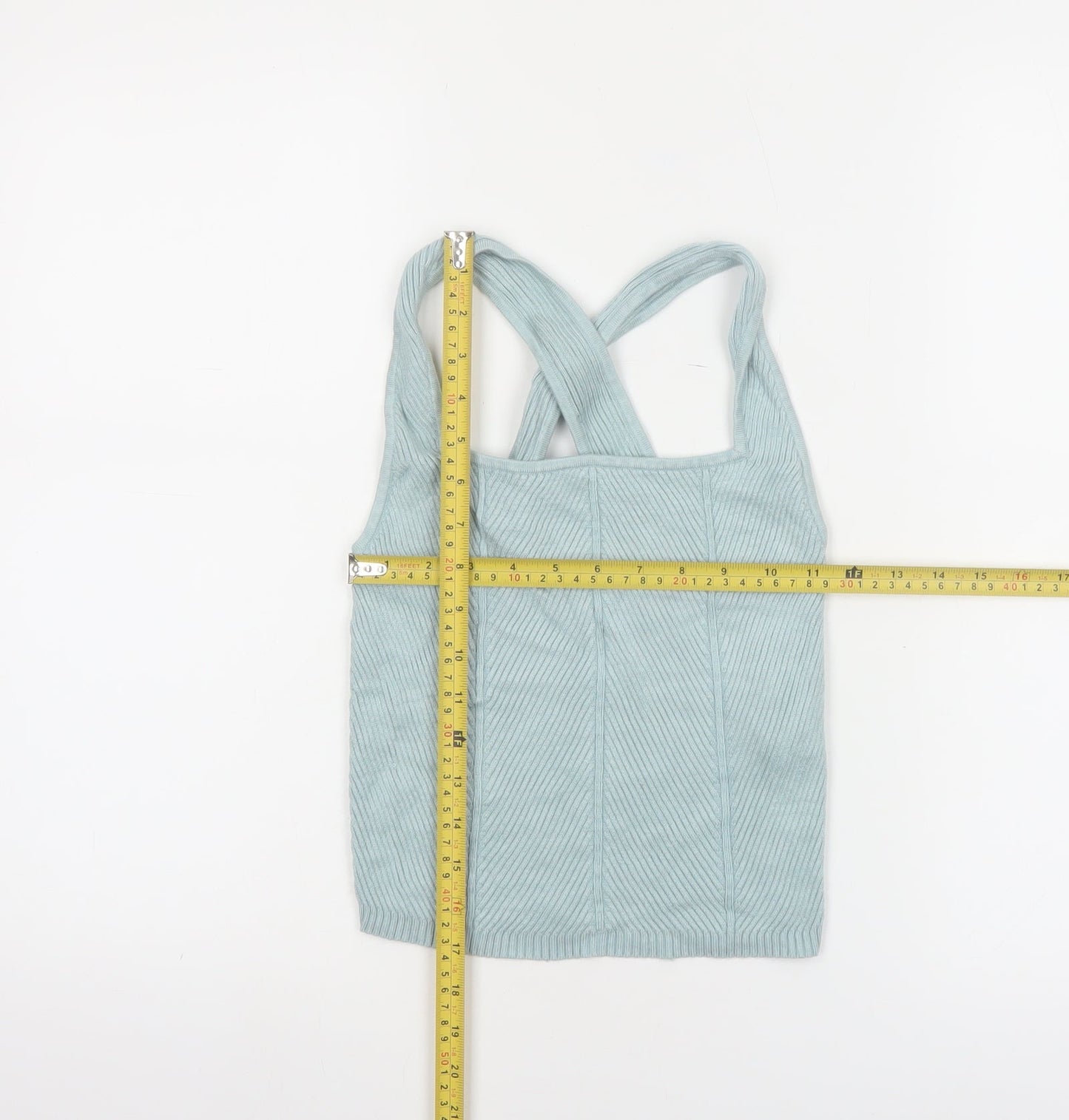 Abercrombie & Fitch Women’s Blue Knit Camisole Tank Top Size S