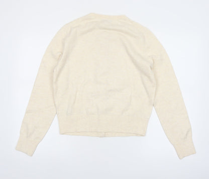 Marks and Spencer Women’s Ivory Cardigan M Knit Button Front