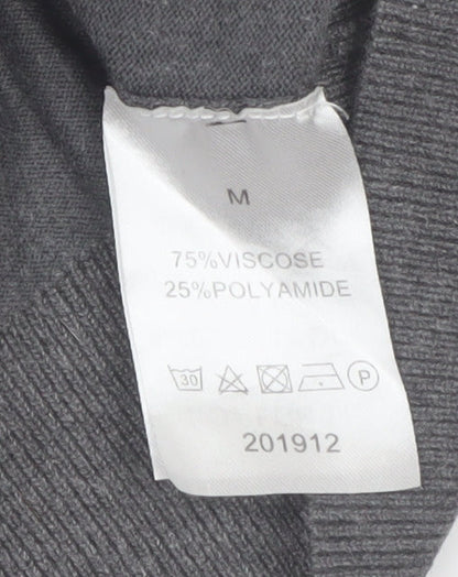 Brandtex Collection Women’s Grey Pullover Jumper M Viscose Blend
