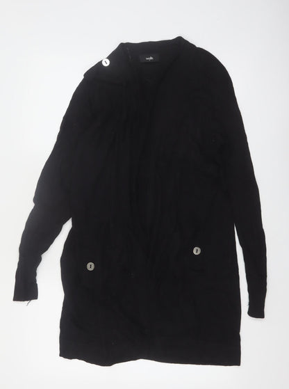 Wallis Womens Black Medium Long Sleeve Button Cardigan