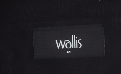Wallis Womens Black Medium Long Sleeve Button Cardigan