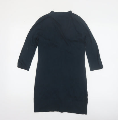 Banana Republic Women's Blue XS Cardigan V-Neck Knit Cotton Silk Cashmere