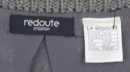 La Redoute Women’s Grey Open Front Cardigan UK 12 Acrylic Knit