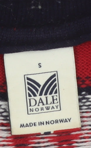 Dale of Norway Men's Blue Fair Isle Merino Wool Pullover Jumper S