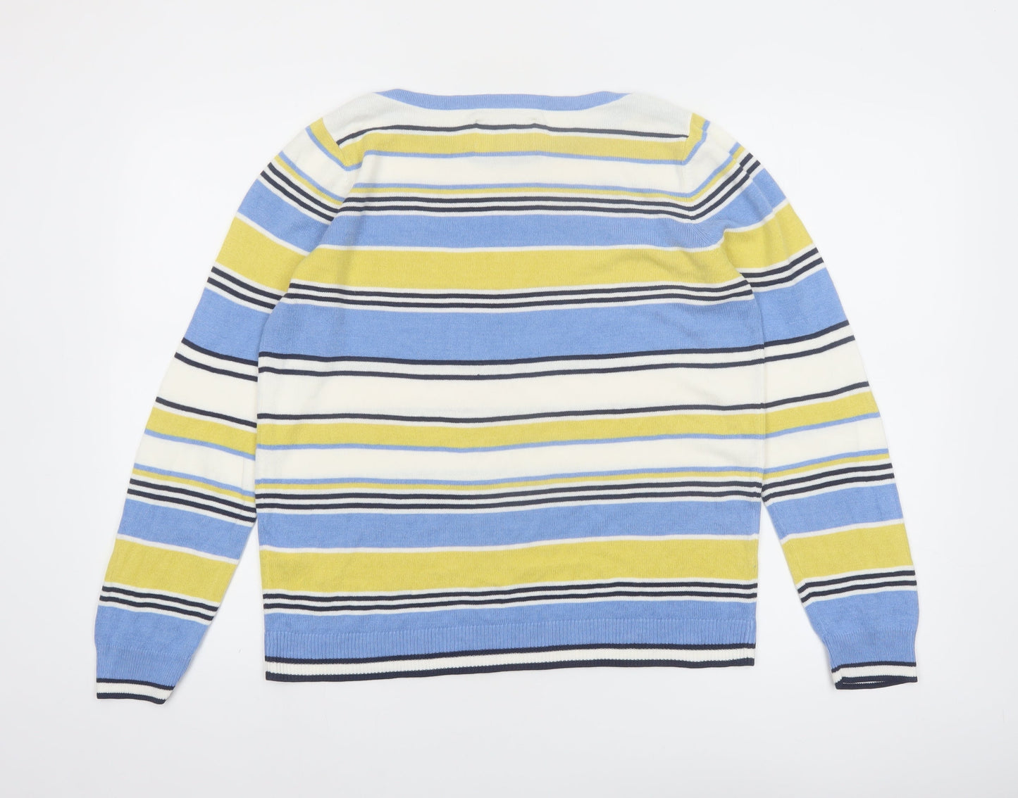 Maine New England Women's Multicoloured Stripe Jumper Size 14