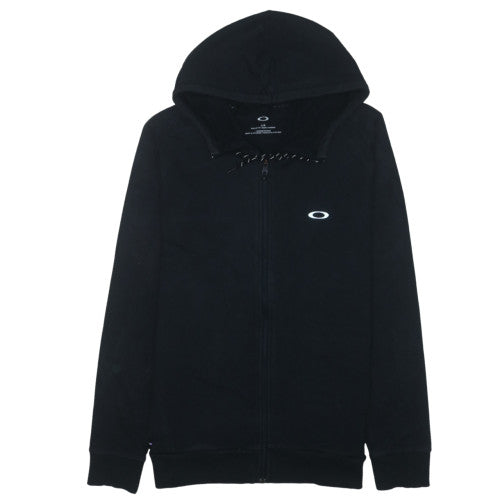 Oakley Men's Black Full Zip Hoodie L Regular Fit Fleece Sweatshirt