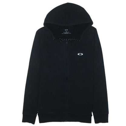 Oakley Men's Black Full Zip Hoodie L Regular Fit Fleece Sweatshirt