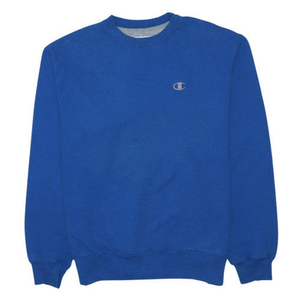 Champion Men's Blue Crew Neck Pullover Sweatshirt Size M