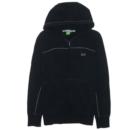 Hugo Boss Men's Black XL Full Zip Hooded Sweatshirt