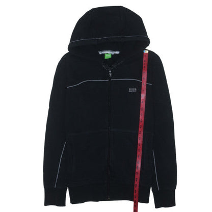 Hugo Boss Men's Black XL Full Zip Hooded Sweatshirt