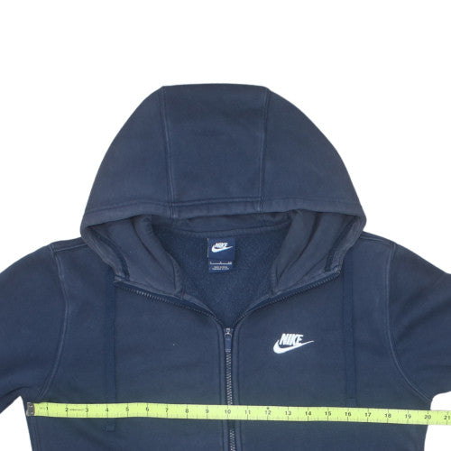 Nike Men's Blue Full Zip Fleece Hoodie Size S Regular Fit