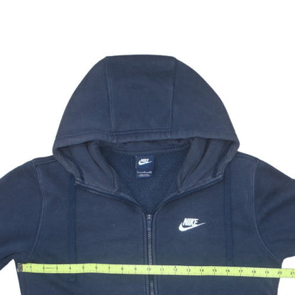 Nike Men's Blue Full Zip Fleece Hoodie Size S Regular Fit