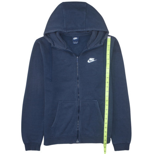 Nike Men's Blue Full Zip Fleece Hoodie Size S Regular Fit