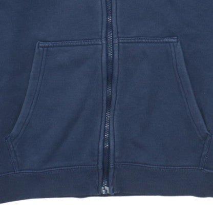 Nike Men's Blue Full Zip Fleece Hoodie Size S Regular Fit