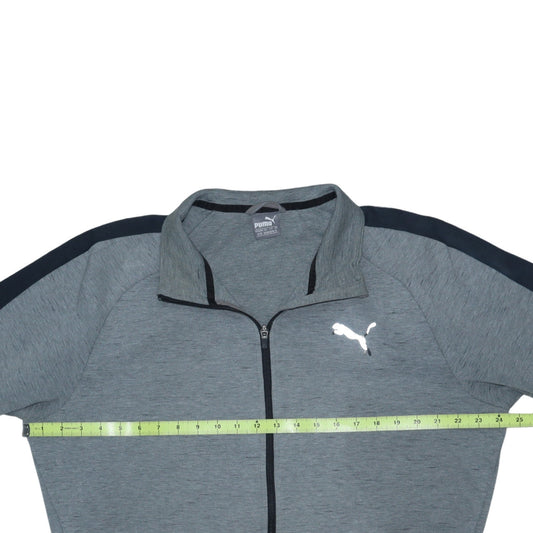 Puma Men's Grey XL Track Jacket Full Zip Sportswear