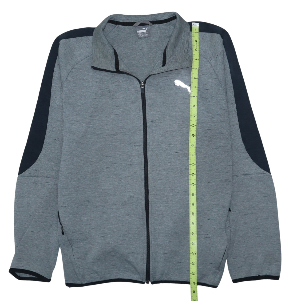 Puma Men's Grey XL Track Jacket Full Zip Sportswear