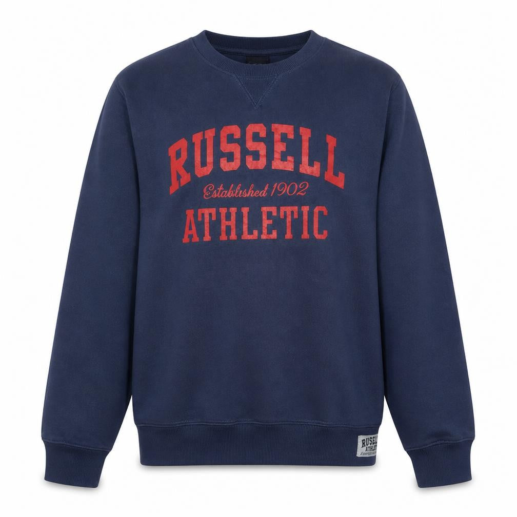 Russell Athletic Men's Blue L Pullover Sweatshirt Crew Neck
