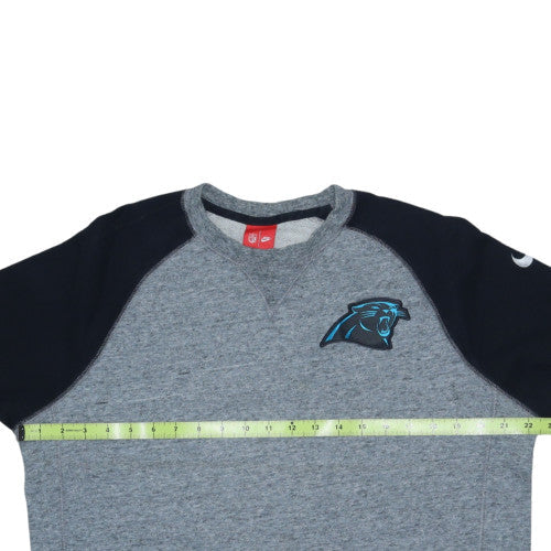 Nike NFL Mens Grey Sweatshirt L Crew Neck Long Sleeve Cotton Blend