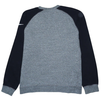 Nike NFL Mens Grey Sweatshirt L Crew Neck Long Sleeve Cotton Blend