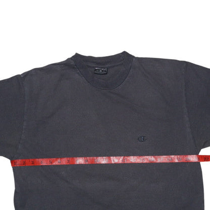 Champion Men's Black XL Crew Neck Short Sleeve Cotton T-Shirt