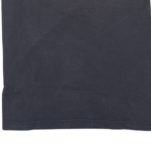 Champion Men's Black XL Crew Neck Short Sleeve Cotton T-Shirt