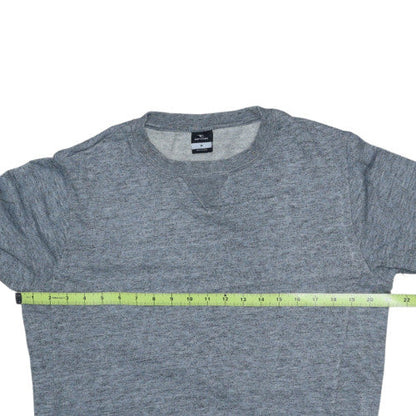 Rip Curl Men Grey Crew Neck Pullover Sweatshirt Size M
