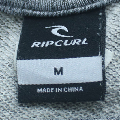 Rip Curl Men Grey Crew Neck Pullover Sweatshirt Size M