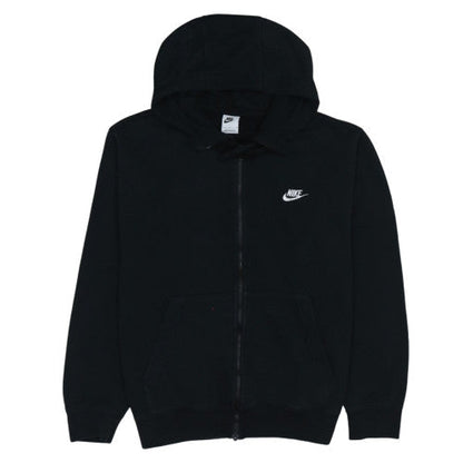 Nike Womens Black Full Zip Hoodie Size L - Classic Sportswear