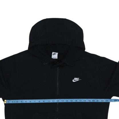 Nike Womens Black Full Zip Hoodie Size L - Classic Sportswear