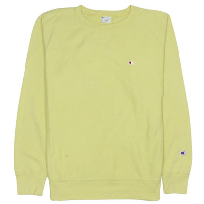 Champion Men's Yellow XL Reverse Weave Sweatshirt Pullover