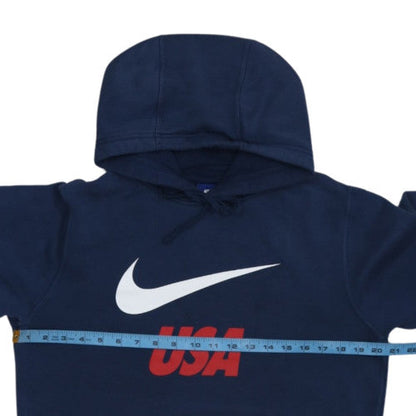 Nike Men’s Blue USA Pullover Hoodie Small Graphic Sportswear