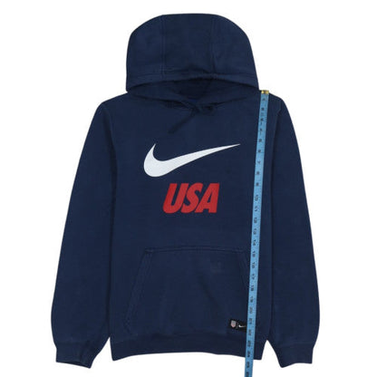 Nike Men’s Blue USA Pullover Hoodie Small Graphic Sportswear