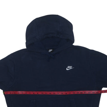 Nike Men's Blue Pullover Hoodie Regular Fit Size M Sports Fleece