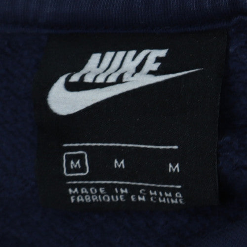 Nike Men's Blue Pullover Hoodie Regular Fit Size M Sports Fleece
