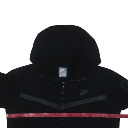 Nike Men's Black 2XL Full Zip Hoodie with Logo