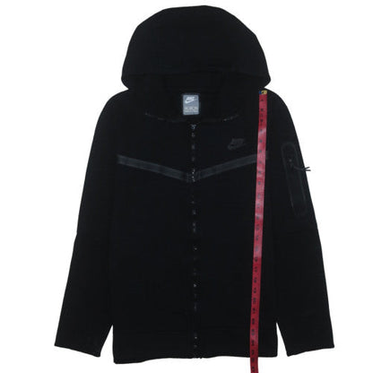 Nike Men's Black 2XL Full Zip Hoodie with Logo