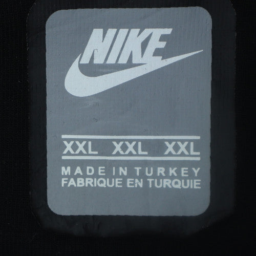 Nike Men's Black 2XL Full Zip Hoodie with Logo