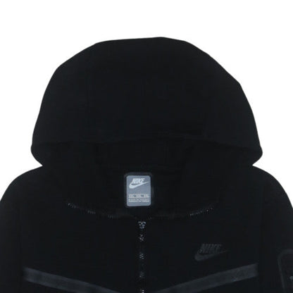 Nike Men's Black 2XL Full Zip Hoodie with Logo
