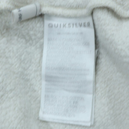 Quiksilver Boys White Pullover Fleece Hoodie 16 Years Graphic Logo
