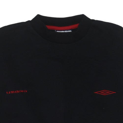 Umbro Men's Black Crew Neck Pullover Sweatshirt M