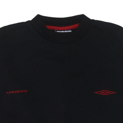 Umbro Men's Black Crew Neck Pullover Sweatshirt M