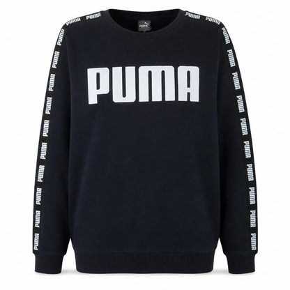Puma Men's Blue 2XL Crew Neck Logo Pullover Sweatshirt