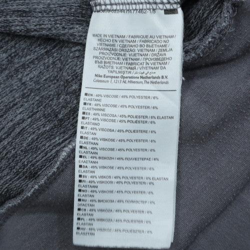 Nike Men's Grey Full Zip Dri-FIT Hoodie Size L Sportswear