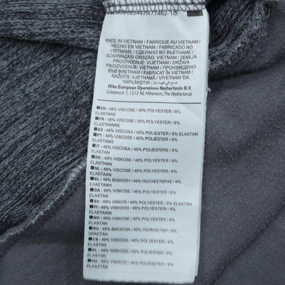 Nike Men's Grey Full Zip Dri-FIT Hoodie Size L Sportswear